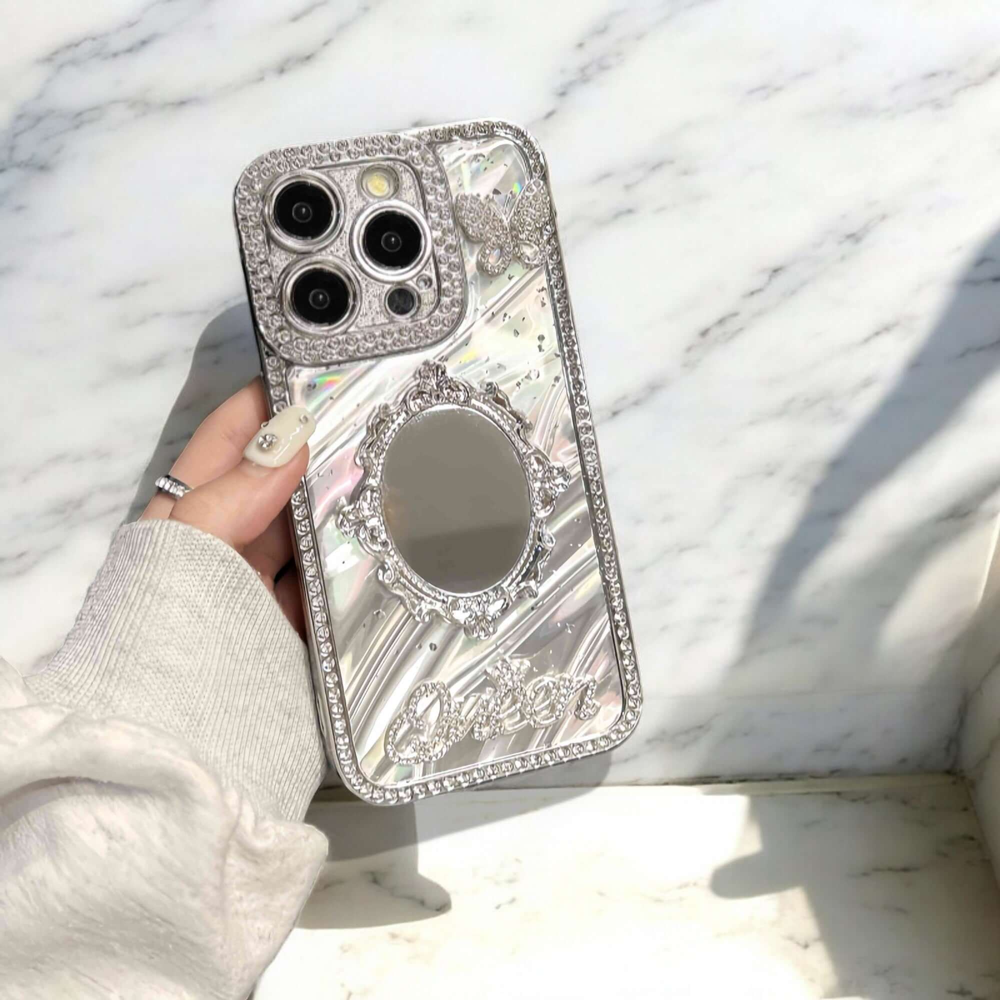 Kayla - Coque de Téléphone Miroir Luxe