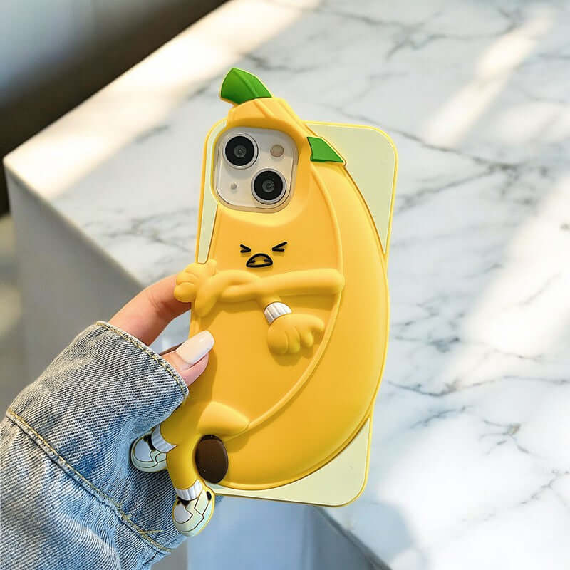 Lilli - Coque de Téléphone Banane Câlin Audacieuse