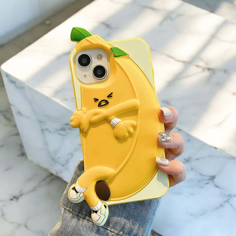 Lilli - Coque de Téléphone Banane Câlin Audacieuse