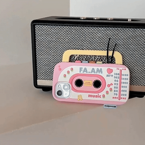 Athena - Coque de Téléphone Ludique en Forme de Cassette